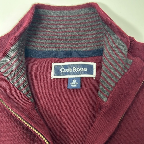 Men’s merino zip neck sweater M - Picture 3 of 6